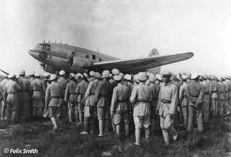 Nationalist Forces Going to Battle of Mukden, Manchuria (Copyright: Felix Smith)